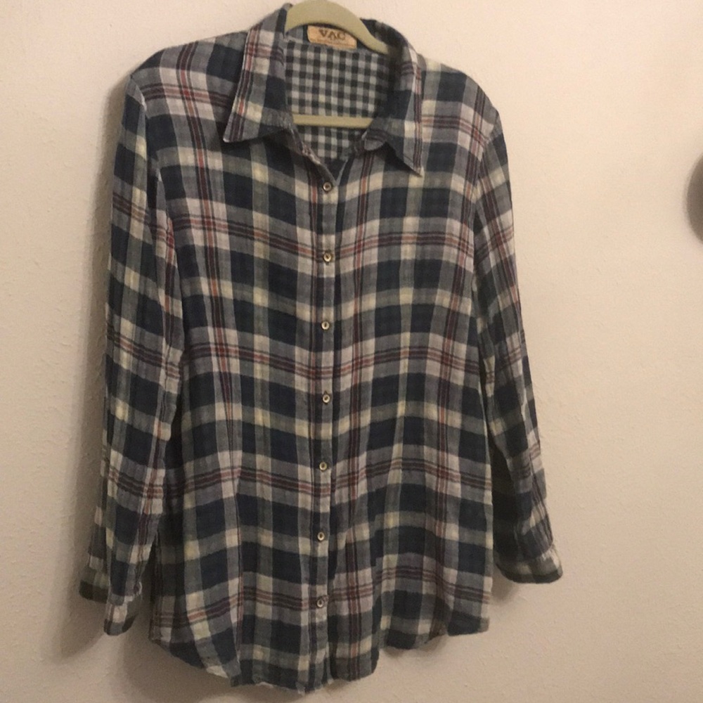 VAC jeans button up